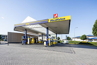 Tankstelle Westfalen Mobility hub in Bornheim