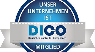 DICO-Mitgliedssiegel. Westfalen AG ist DICO-Mitglied